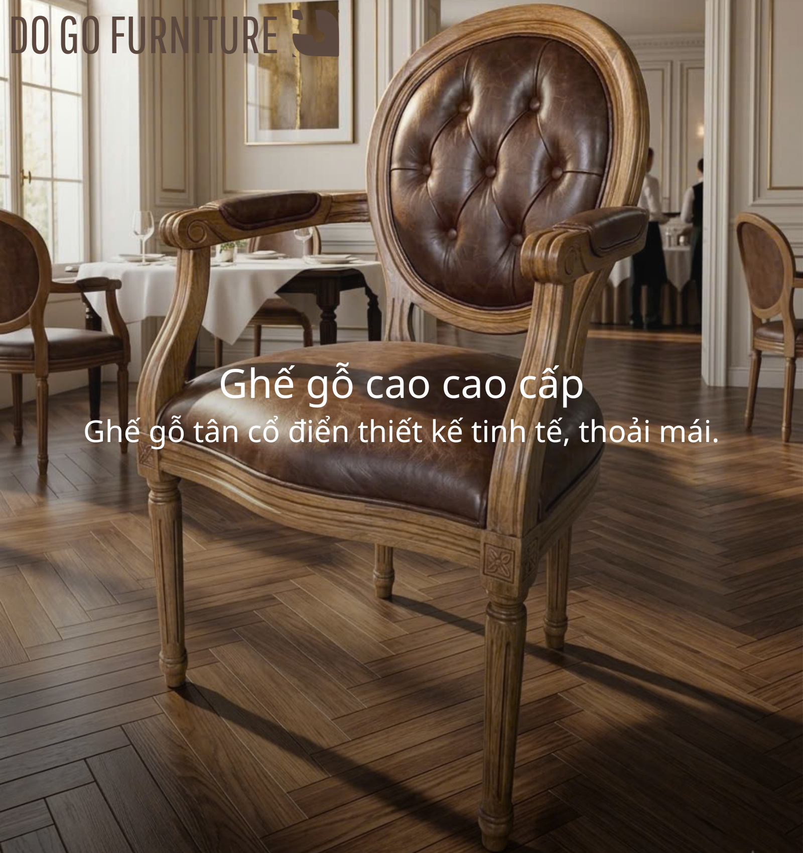 ghế tân cổ điển sang trọng