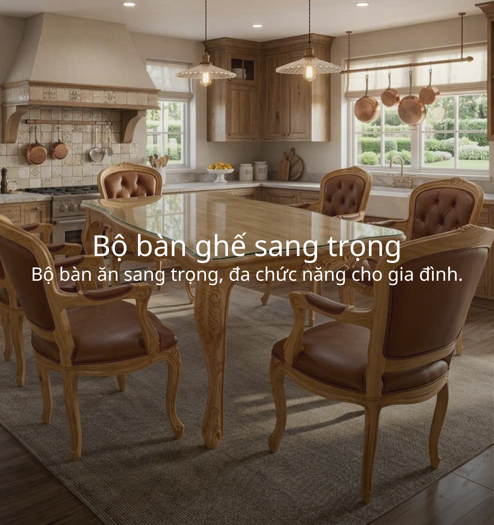 Bộ bàn ghế sang trọng